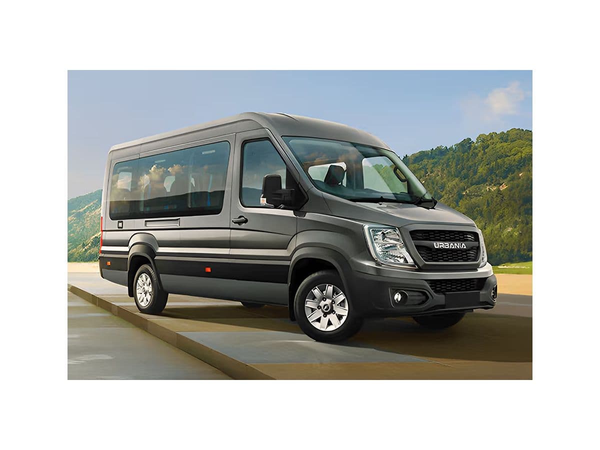 A 9-seater high-roof luxury van, the class supplied for Urbania bookings