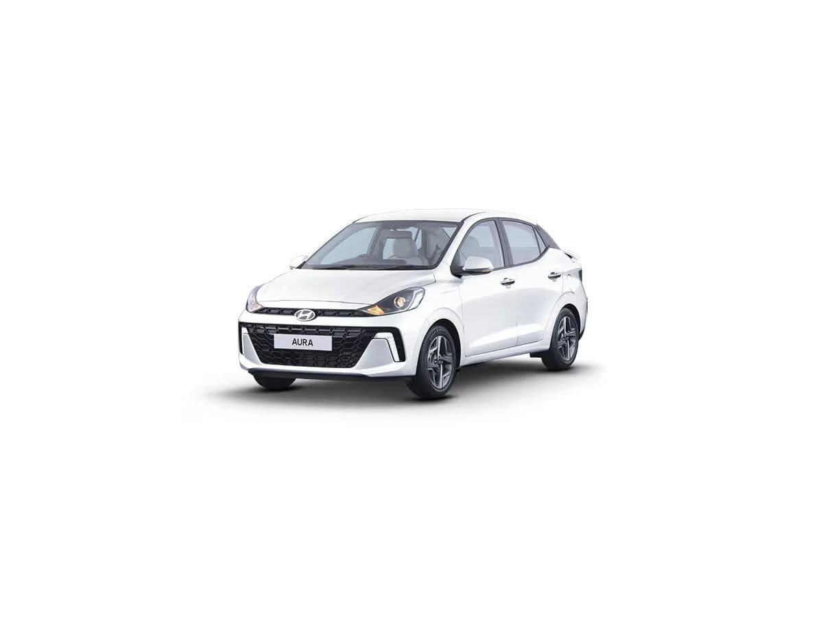 Hyundai Aura sedan from the Amma Tours fleet