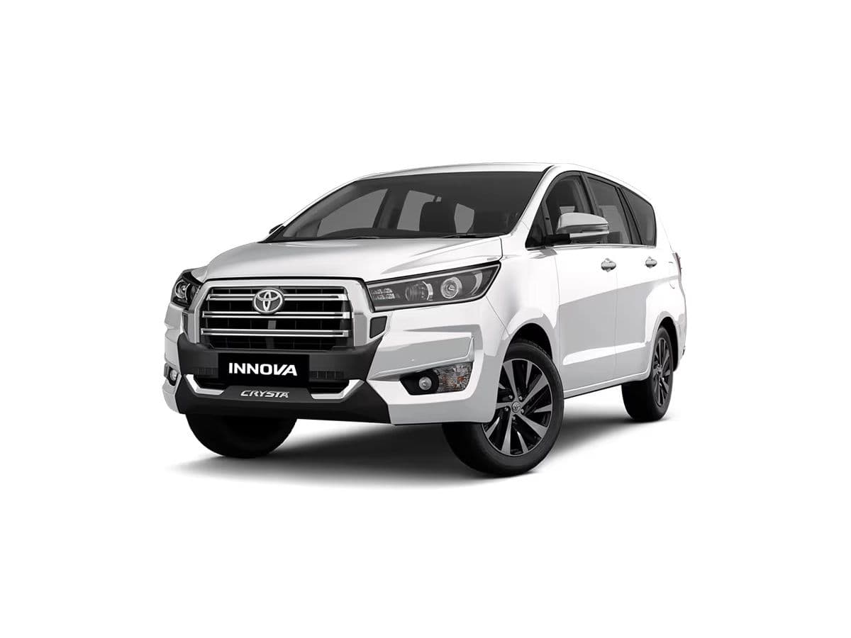 Toyota Innova Crysta seven-seater SUV from the Amma Tours fleet